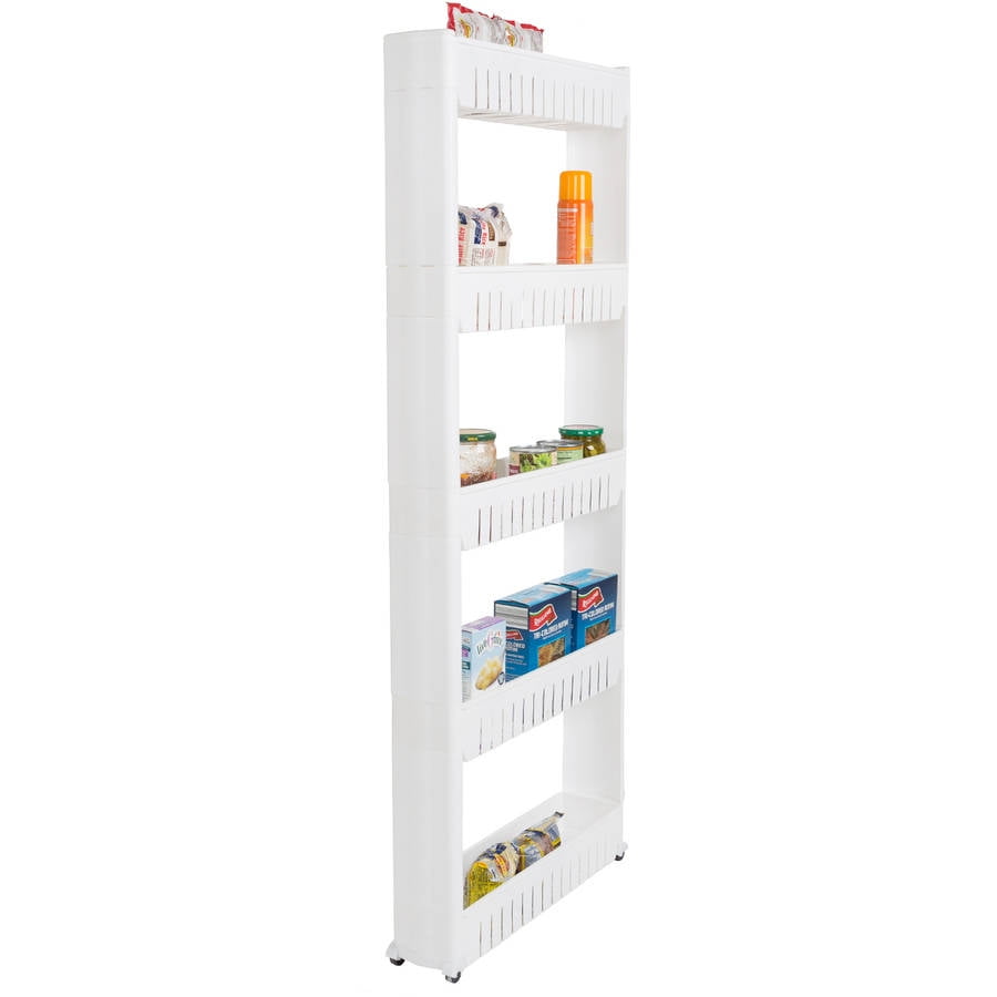 2 Horizontal and 3 Slanted Shelves Quantum Storage Systems WRCSL5-63-1836-104CL 5-Tier Slanted Wire Shelving Suture Cart with 20 QSB104 Clear-View Economy Shelf Bins Chrome Finish 69 Height x 36 Width x 18 Depth