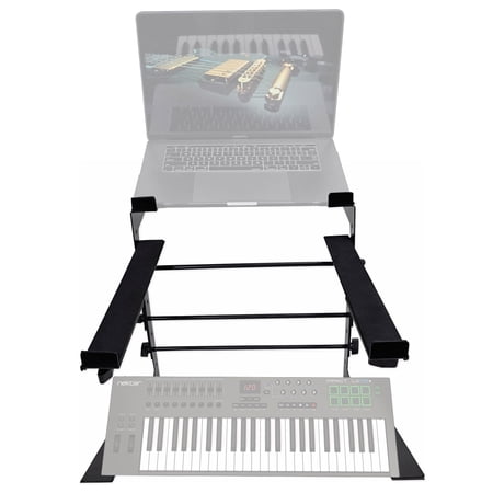 Rockville Dual Shelf Laptop+Controller Stand for Nektar Impact LX49+ Keyboard price history on PriceWatchPro
