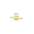 thumbnail image 2 of Unique Bargains 4mm Spacer Beads, 100pcs Bead Spacers Rhinestone Round Bulk Beads for Jewelry Making, Gold, 2 of 5