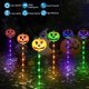 thumbnail image 5 of 2PC Six To One Halloween Pumpkin Solar Ground Light Pumpkin Decoration Garden Outdoor Decoration Halloween Ground Light, 5 of 8