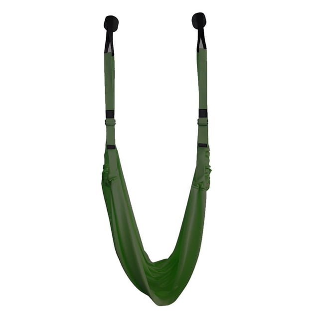 1 Set Nylon Waist Stretch Strap Breathable Punch Free Strong Load Bearing Aerial Yoga Rope for Gym