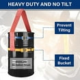 thumbnail image 2 of Drum Handling Sling for 55 Gallon Drum, Barrel Lifting Web Sling Heavy Duty No tilt with 2 Pack Ratchet Strap, Capacity up to 6000 LBS, Adjustable for Farms Barns Cranes Forklift Trucks, 78.7" X 4.9", 2 of 6