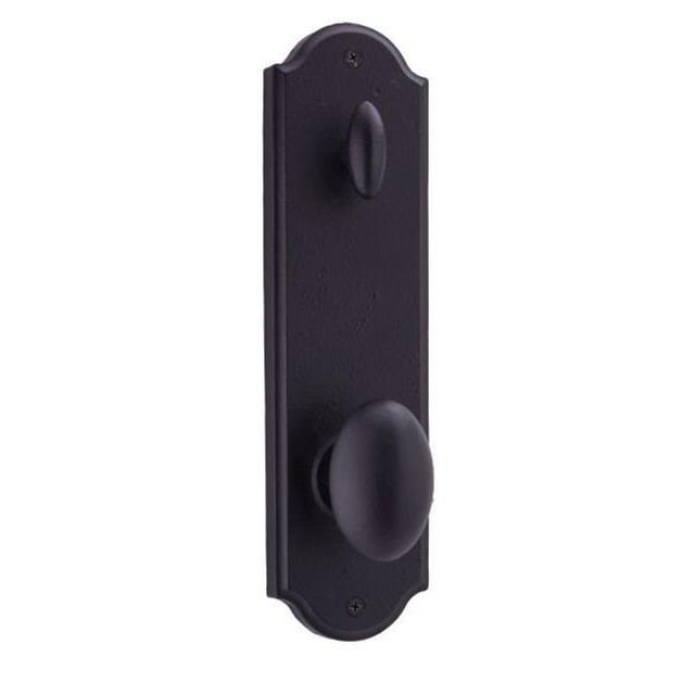 Weslock 07600--M1SL20 Durham Jeu de Poignée Monocylindre pour Stonebriar Ou Wiltshire avec Loquet Réglable & Grèves de Coin Rond, Bronze Frotté à l'Huile