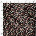 thumbnail image 2 of Soimoi Polyester Fleece Black Fabric By the Yard - 56 Inch Wide - Florals Print Fabric - Elegant and Timeless Patterns for Fashion and Home Decor Printed Fabric, 2 of 6