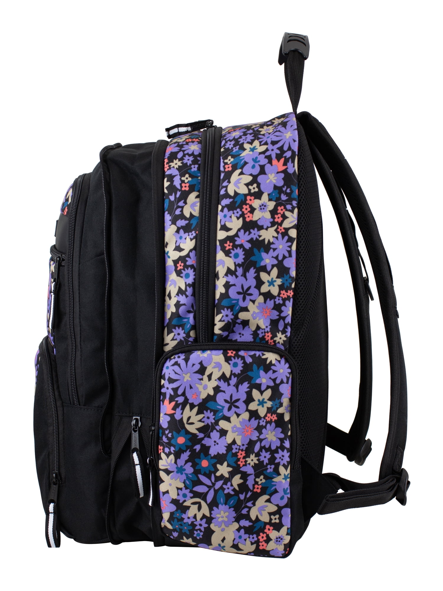 Eastsport Recycled Expandable Raptor Backpack, Deep Ditsy