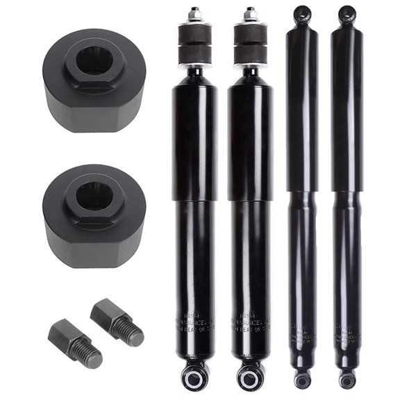 ECCPP Leveling Lift Kit Strut Spacers for Ford F-250 Super Duty Leveling Lift Kit Raise Your Vehicle 2.5" Rear Complete Struts Front and Rear Compatible for Ford F-250 Super Duty 5.4L 1999-2004