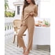 thumbnail image 5 of Top y Pantalón de Punto Waffle NikouMX Conjunto de Salón para Mujer, 5 of 8
