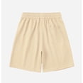 thumbnail image 4 of Men Solid Color Casual Fashion Loose Elastic Waist Pockets Exercise Shorts Pants, 4 of 6