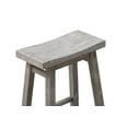thumbnail image 5 of Boraam Sonoma 24in. Backless Saddle Wood Counter Stool, Storm Gray Wire-Brush Finish, 5 of 6
