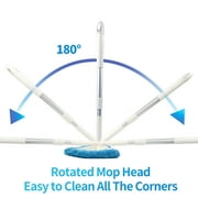 ITTAHO Car Window Cleaning Tool Windshield Cleaner with Extendable Handle, 3pcs Washable Microfiber Pads