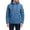 A305-Blue, variant on Men's Hooded Windbreaker Sun Protection Jackets Full Zip Shirt Drawstring Hood with Side Zipper Pocket Outdoor Slim Fit Lightweight Hiking Tops