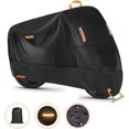 thumbnail image 1 of Funda para motocicleta, tamaño 300D-L (0,92 kg), cinta reflectante + tira impermeable, 1 of 5