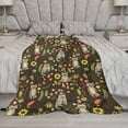 thumbnail image 3 of Raccoon Blanket Raccoon Gifts for Girls Women Raccoon Throw Blanket for Kids Adults Soft Warm Cozy Fleece Blanket for Couch Sofa 40"x50", 3 of 6