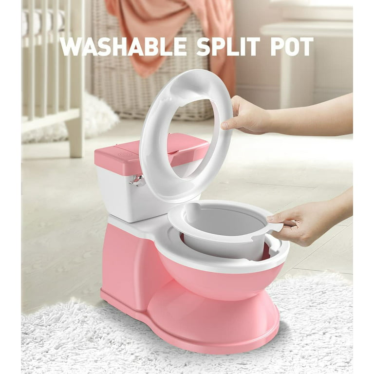 Baby Potty Training Toilet with Realistic Flushing Sound & Feel