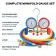 thumbnail image 3 of Manómetro de refrigerante, juego de herramientas con válvula de doble manómetro, manguera de recarga de aire acondicionado de freón R314A R22, herramientas para aire acondicionado de automóvil, 3 of 5