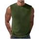 thumbnail image 2 of pstuiky Camisetas interiores de tirantes para hombre, Blusa deportiva sin mangas con cuello redondo y estampado liso informal para hombre Chaleco para hombre m, 2 of 6