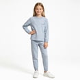 thumbnail image 2 of TOWED22 Kids Toddler Boys Girls Pajamas Truck Pajamas Gift Pjs Set Fall Winter Sleepwear 3 6 9 12 18 24 Months 2 3 4 5 6 7 8 9 Years(Blue,3-6 M), 2 of 5