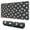Fox Floral Leaf, variant on 31.5x11.8 Inch Gaming Mouse Pad, Non-Slip Stitched Rubber Desk Mat for Desktop & Laptop,Fox Fern Leaf Beige Pattern