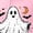 Pink, variant on Smiling Ghost Print Onesie for Women & Men, Halloween Matching Flannel Jumpsuit with Pumpkin Stem Hood & Zipper Front — Unisex Adult Pajama Set for Cosplay & Lounge Black L