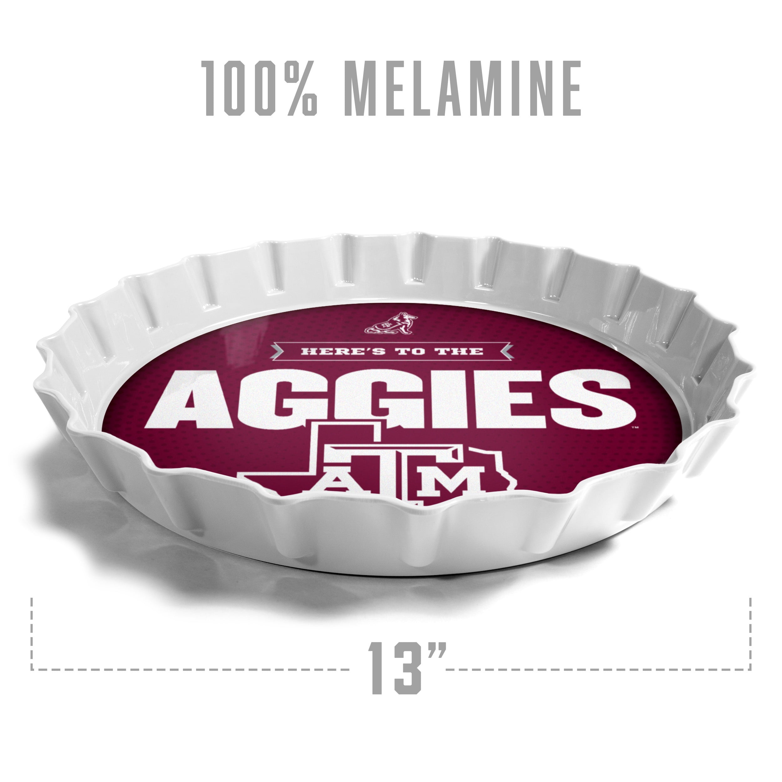 YouTheFan NCAA Texas A&M Aggies Bottle Cap Serving Tray