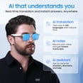 thumbnail image 2 of Gafas inteligentes LIMU Gen 5 con traductor IA y Bluetooth UV400, 2 of 8