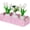 Pink, variant on Toilet Paper Storage Basket Scalloped Edge Home Decor Basket, Living Room Cozy Decor, Paper Rope Small Baskets for Over Toilet Storage Shelf, End Table, Shelves, with 2 Wooden Handles, Pink