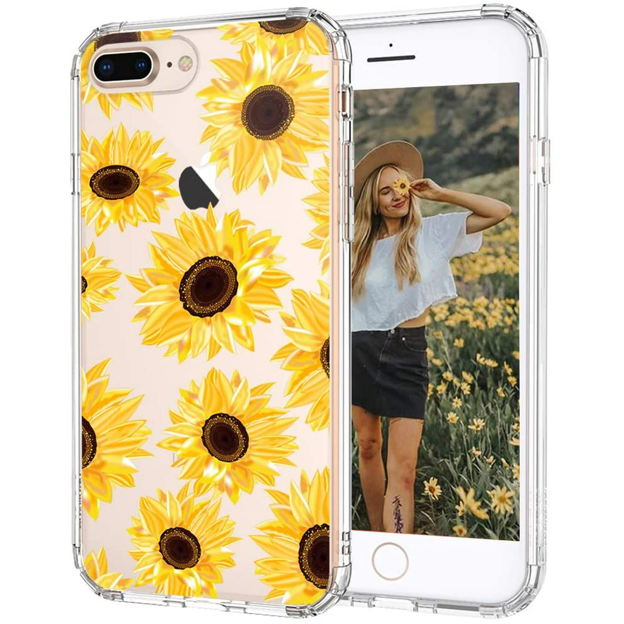 Sunflower Case for iPhone Plus/iPhone Plus, Floral Flower