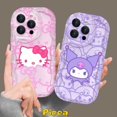 thumbnail image 2 of Para Samsung A12 A24 A04s A14 A13 A34 A23 A03s A54 A32 A33 A10s A30 A50s A02s A04 A52 A31 A20s A20 A21s A53 A50 A04E A52s A11 A03 A51 Adorable Hello Kitty Kuromi, 2 of 3
