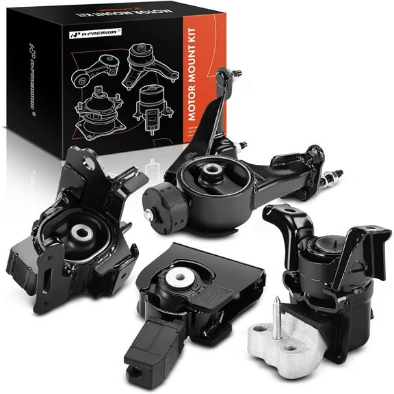 A-Premium 4PCS Engine Motor Mount and Transmission Mount Kit Compatible with Toyota Corolla 2014-2019 1.8L, Manual Transmission, Replace# 123050T170