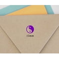 thumbnail image 3 of YIN YANG Self Inking Mini Rubber Stamp Colop Round Decorative Teachers Stamps 12mm, 3 of 4