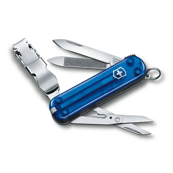 Victorinox Swiss Army Nail Clip 580 15 Function 65 mm Sapphire Pocket Knife 0.6463.T2