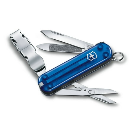 Victorinox Swiss Army Nail Clip 580 15 Function 65 mm Sapphire Pocket Knife 0.6463.T2