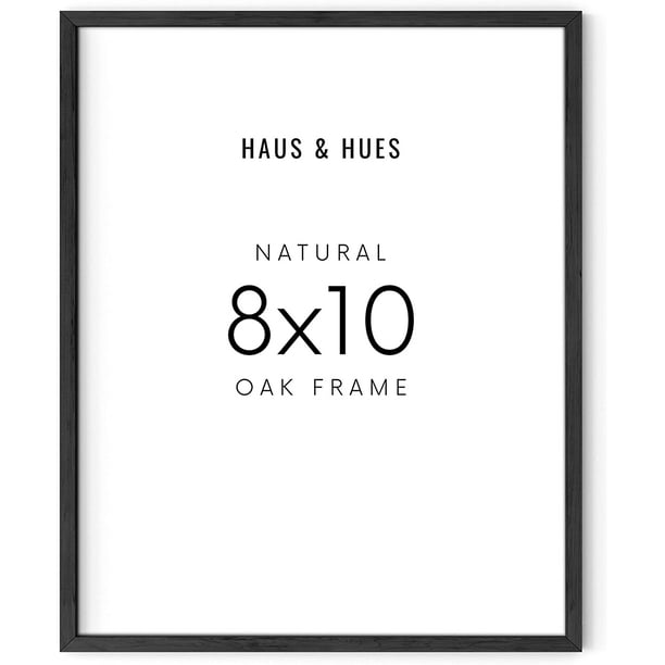 Haus and Hues Modern 8x10 Picture Frame Black Minimalist 8x10 Black