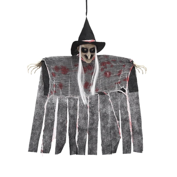 Liquidación de ahorros de verano Fiudx accesorios de Halloween decoraciones de brujas fantasmas colgantes