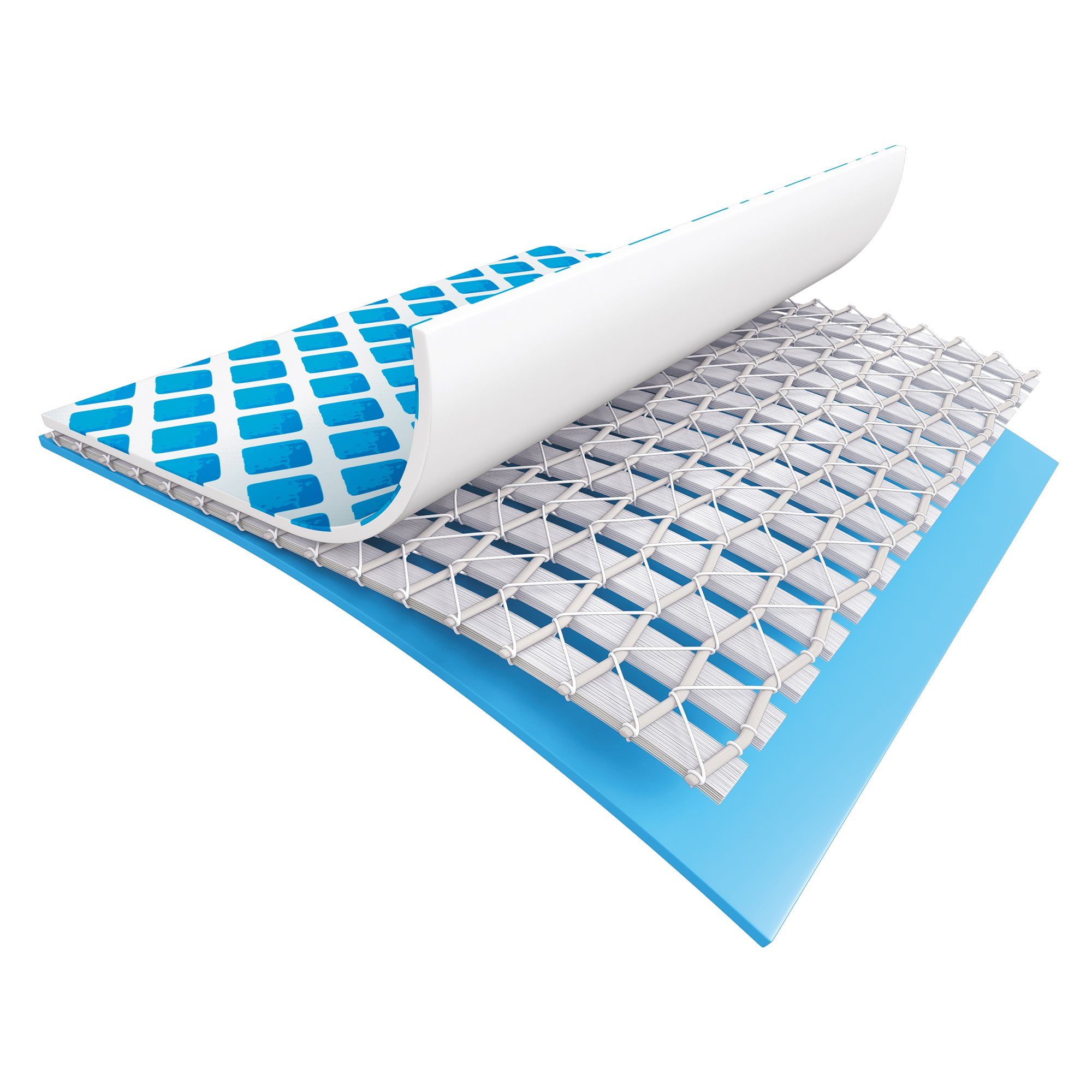 Pool Central Rectangular Frame Above Ground Swimming Pool with Filter Pump - 8.5' x 5.25'