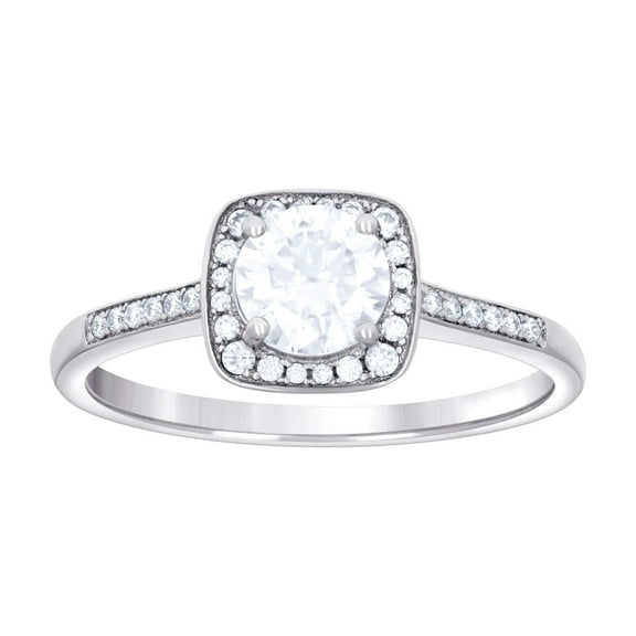 925 Sterling Silver Womens 1.26ct Moissanite Fashion Engagement Ring 8.3mm Wide Size 5 Engagement Ring for Women