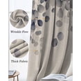 thumbnail image 3 of Retro Leaves Blackout Curtains for Bedroom Living Room Darkening Curtains 63 Inches Long Farmhouse Spring Botanical Eucalyptus&nbsp;Sprigs Window Curtain 2 Panels Set Window Treatment Drapes 42"x63", 3 of 9