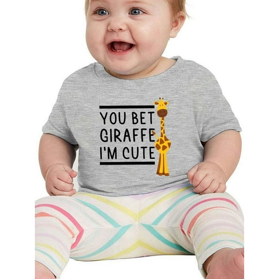You Bet I'm Cute T-Shirt Infant -Smartprints Designs, 6 Months
