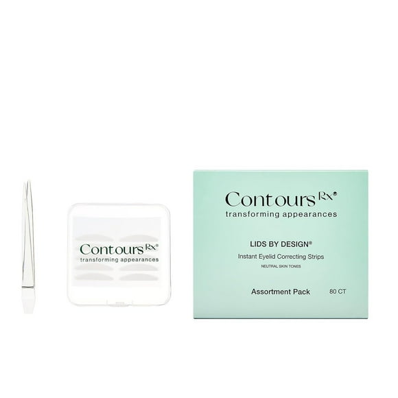 Contours Rx Lids By Design Assortment Pack - Eyelid Tape/Eyelid Strips (Made In German)