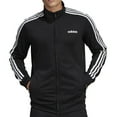 thumbnail image 3 of Adidas Essentials 3 Stripe Men's Track Jacket DQ3070 - Black, White, 3 of 8