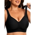 thumbnail image 6 of Cueply Bras for Women Plus Size Wireless Bra Full Coverage Support Wide Strap Seamless Comfort, 6 of 9