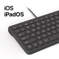 thumbnail image 2 of ZAGG Lightning Wired Keyboard 12inch - Black, 2 of 3