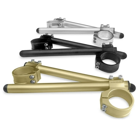 50mm Clip Ons Handlebars - Vortex CL0050 7 Degree Clip-Ons - 50mm - Silver