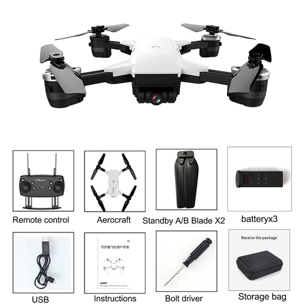 Details about   White Foldable RC Drone HD Camera WIFI Transmission Aerial Photography Drone 