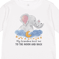 thumbnail image 4 of Inktastic My Grandma Loves me to the Moon and Back Elephant Family Boys or Girls Long Sleeve Toddler T-Shirt, 4 of 5