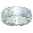 thumbnail image 2 of 925 Sterling Silver His and Hers Rings and Wedding Bands, 2 of 8
