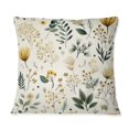 thumbnail image 2 of Designart "Neutral Botanical Harmony" Botanical Printed Throw Pillow, 2 of 5