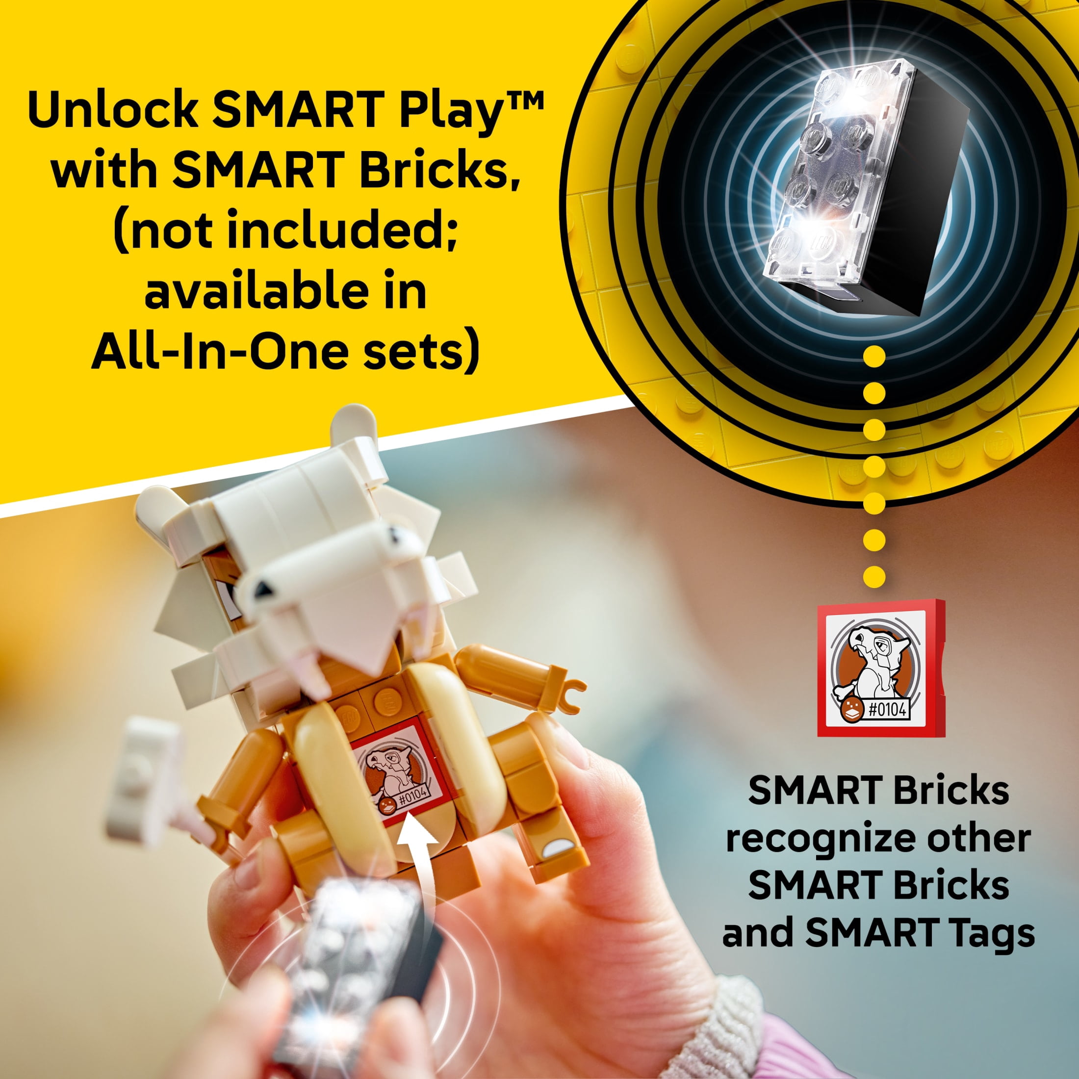 LEGO Pokémon SMART Play: Cubone and Gengar’s Spooky Showdown - Compatible Set with 4 SMART Tags and 2 Pokémon Figures - Interactive Toy - Gift for Boys and Girls, Ages 8+ - 72166