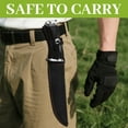 thumbnail image 7 of Plys Camping Knife Fixed Blade Outdoor Knives with Nylon Sheath, Forge Stainless Steel Blade, Camping Essentials Gear, 7 of 7
