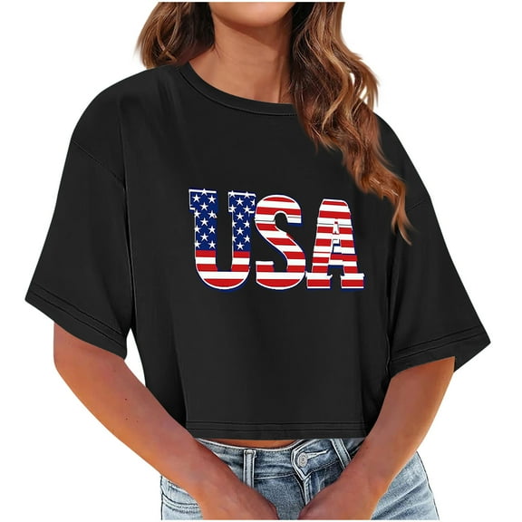 Summer Tops For Women 2026 Vacation Womens Tops Dressy Casual 3/4 Sleeve Blouses For Women Business Casual 100 Percent Cotton V Neck T Shirts Women Plus Size